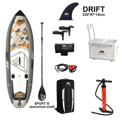 330cm Inflatable Fishing SUP Board - Paddleboard with Incubator
