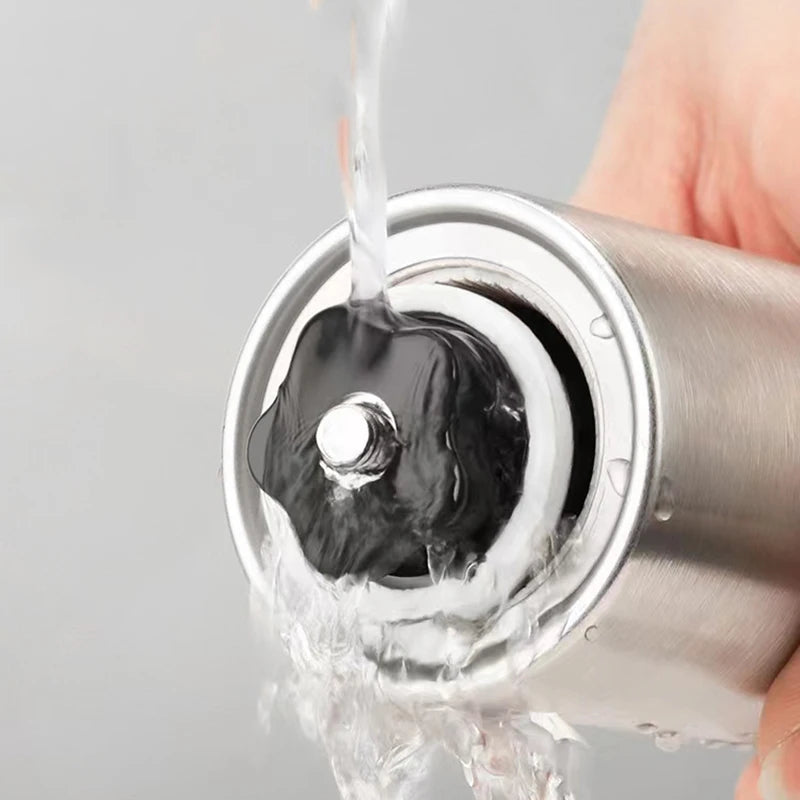 Manual Coffee Grinder | Portable Stainless Steel Hand Mill + Burrs