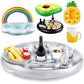 Inflatable Pool Drink Holder | Floating Ice Bucket Tray & Cup Cooler