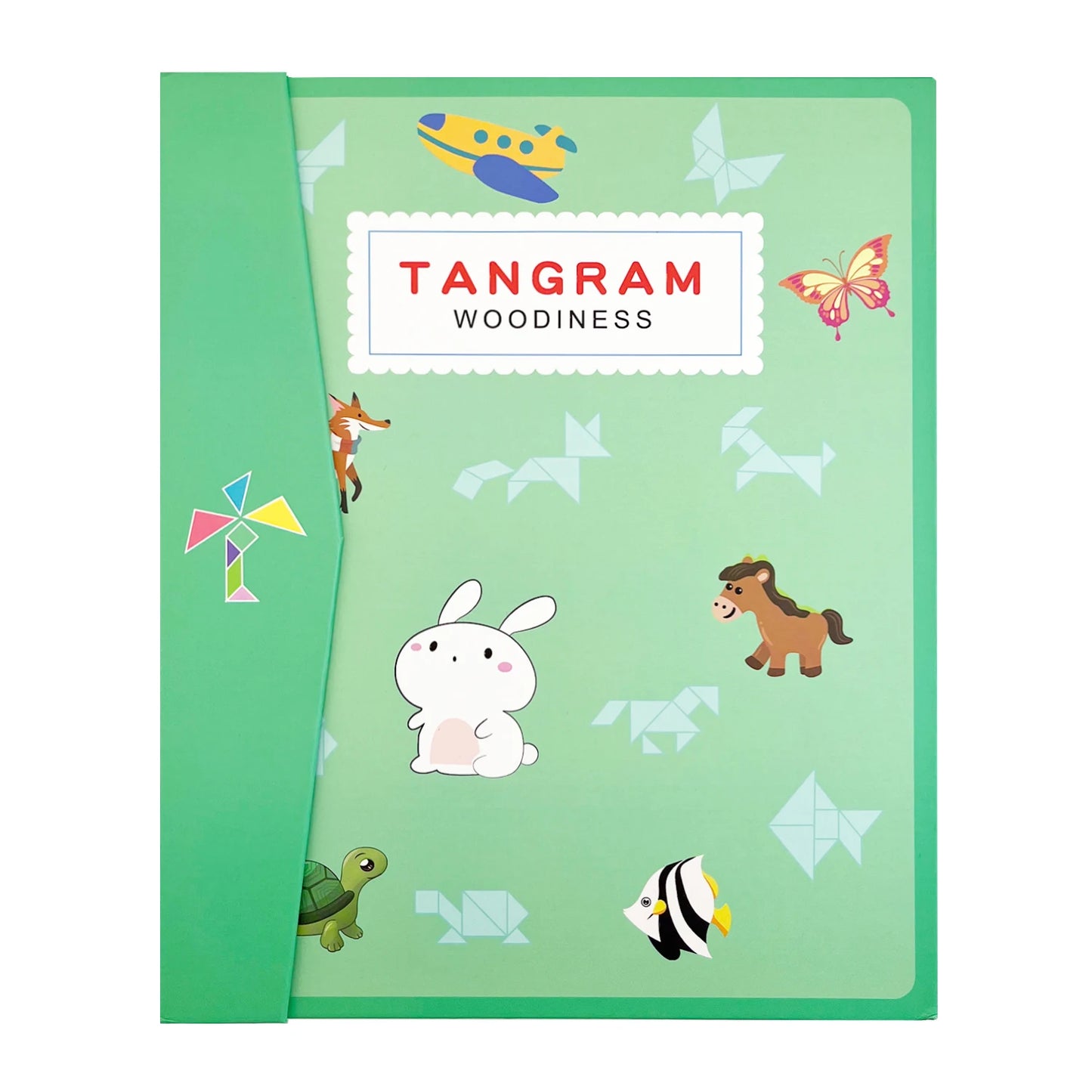 Magnetic 3D Tangram Puzzle | Montessori Travel Toy for Kids