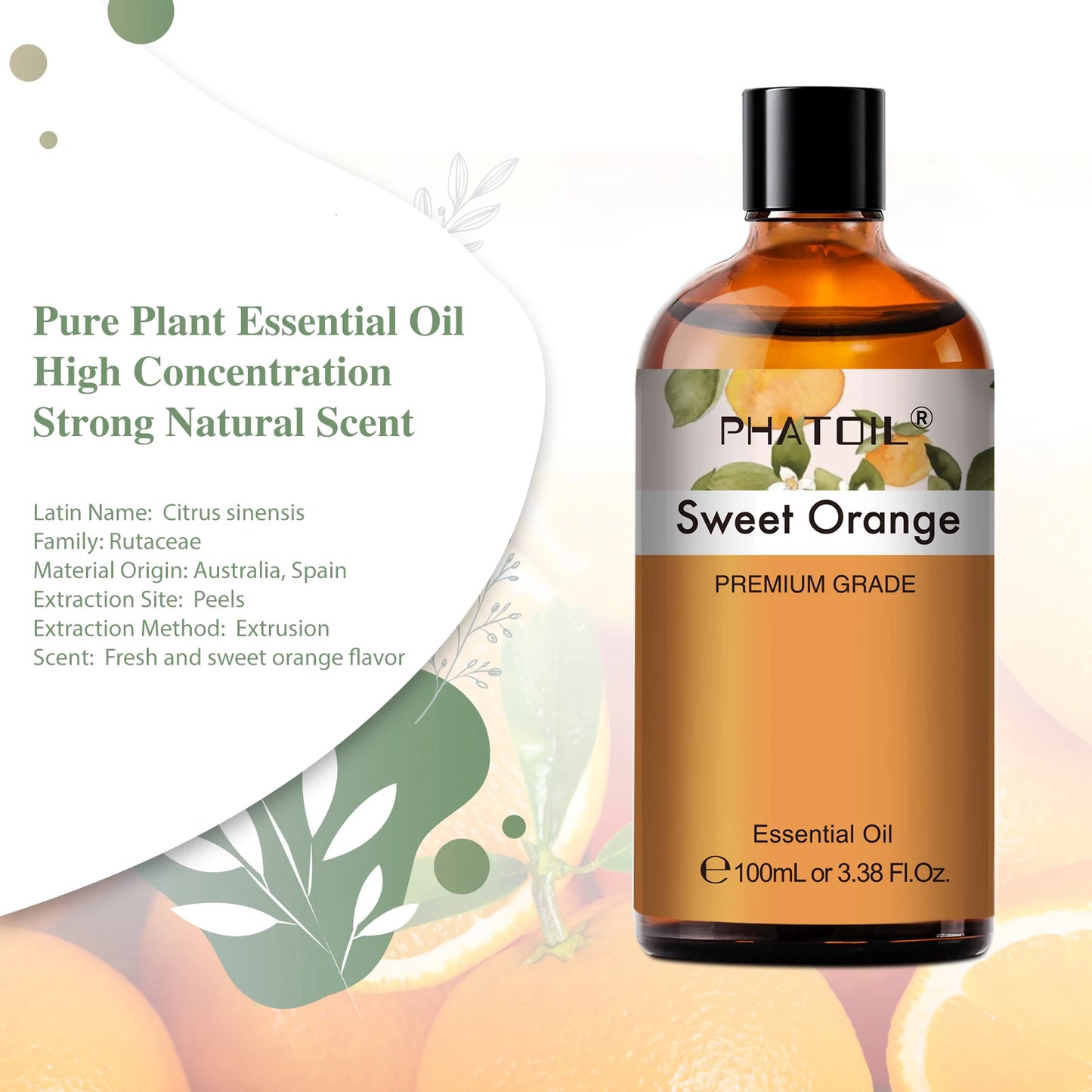 100ml Natural Essential Oil - Pure Aromatherapy & Skincare