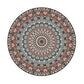 Bohemia Mandala Round Carpet - Geometric Ethnic Floor Mat
