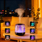 Large Spray Silent Air Humidifier | Transparent Colourful LED Tank Set