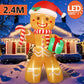 8FT Christmas Inflatable Gingerbread Man | Large LED Yard Decoration