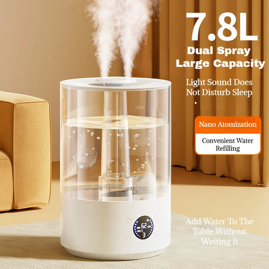 Remote Control Air Diffuser | Large Mist Desktop Humidifier Mute