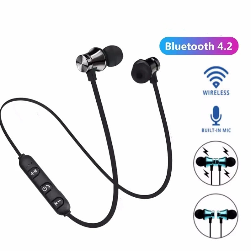 XT11 Wireless Magnetic Earphones | Bluetooth Sport Stereo Earbud Set