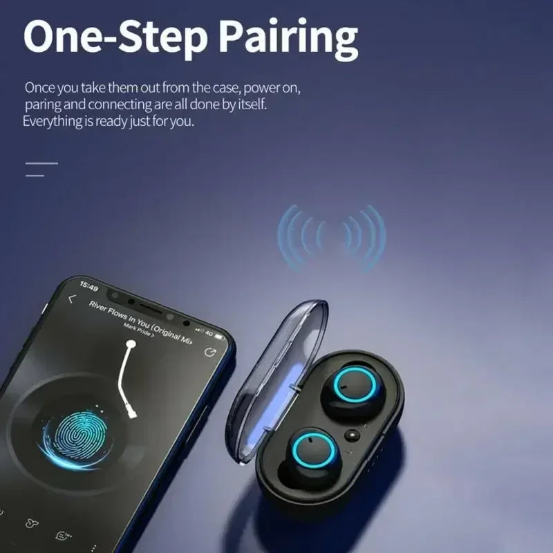 Wireless Bluetooth 5.0 Earphones | 9D Stereo Waterproof Sport Earbuds