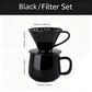 Ceramic Coffee Dripper | Spiral V60 Style Manual Pour Over Maker