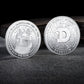 Dogecoin Collectible Coin | Gold Silver Plated Crypto Souvenir Gift Set