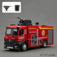 1:18 Alloy Garbage Truck Toy | Electric Sanitation Car Lights & Sound