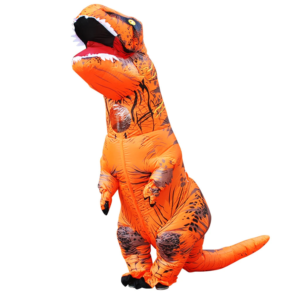 Inflatable T-Rex Dinosaur Costume | Full Body Kids & Adult Cosplay Suit
