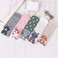 5 Pairs Women's Cat Socks - Cute Animal Cartoon Cotton Art