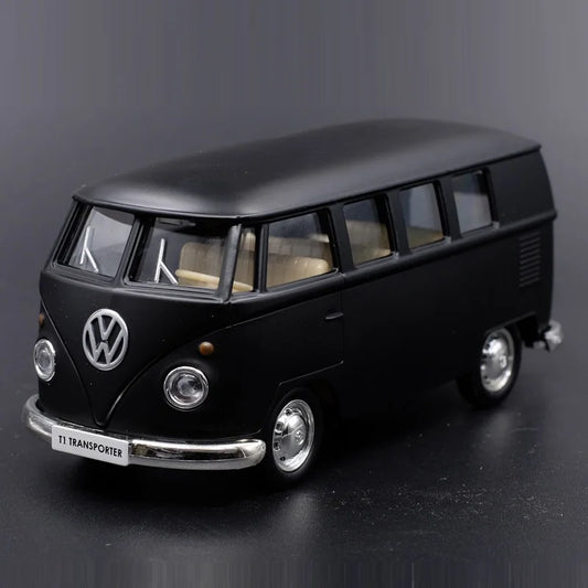 VW T1 Transporter Bus 1:36 Alloy Model | Retro Pull Back Toy Car