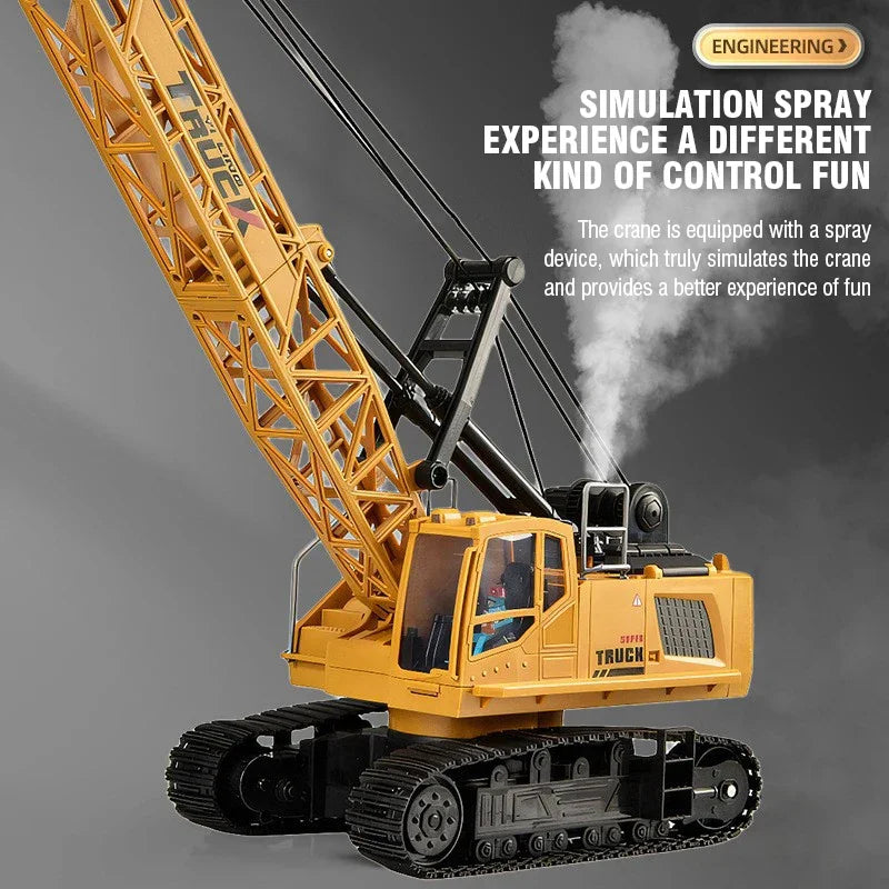 15CH RC Spray Crane Truck | Pro Alloy Metal Remote Control Excavator