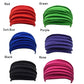 Nonslip Elastic Yoga Headband - Wide Navy Sports Hairband