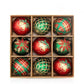 9-Piece 6cm Christmas Ball Ornaments - Shatterproof Baubles