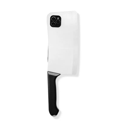 Funny Kitchen Knife Phone Case - 3D Cleaver Silicon Cover