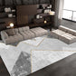 Large Grey Nordic Style Carpet | Deluxe Lounge Rug & Bedroom Floor Mat