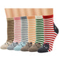 5 Pairs Women's Cat Socks - Cute Animal Cartoon Cotton Art