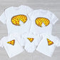 Family Matching Pizza T-Shirts | Funny Dad Mum Kids & Baby Bodysuit Set