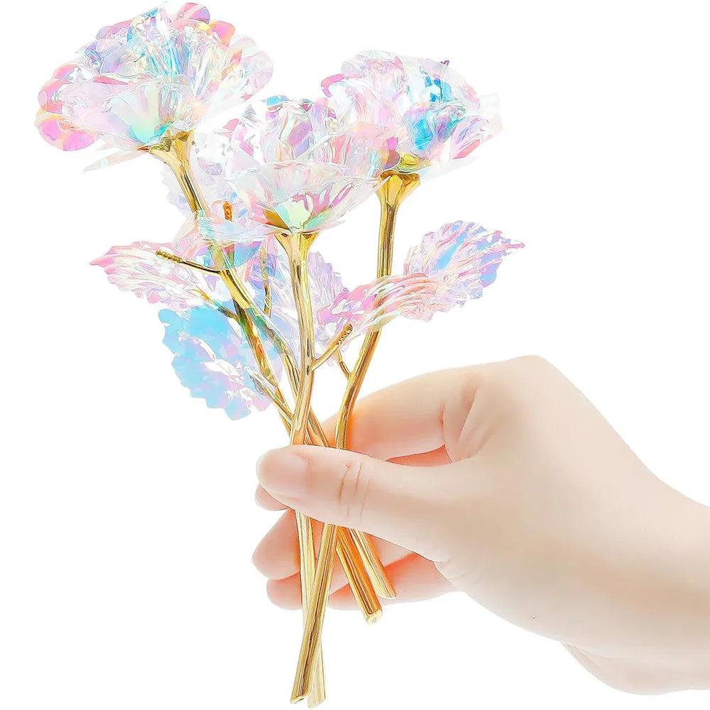 Iridescent Galaxy Rose | Everlasting Shimmering Flower Gift for Her