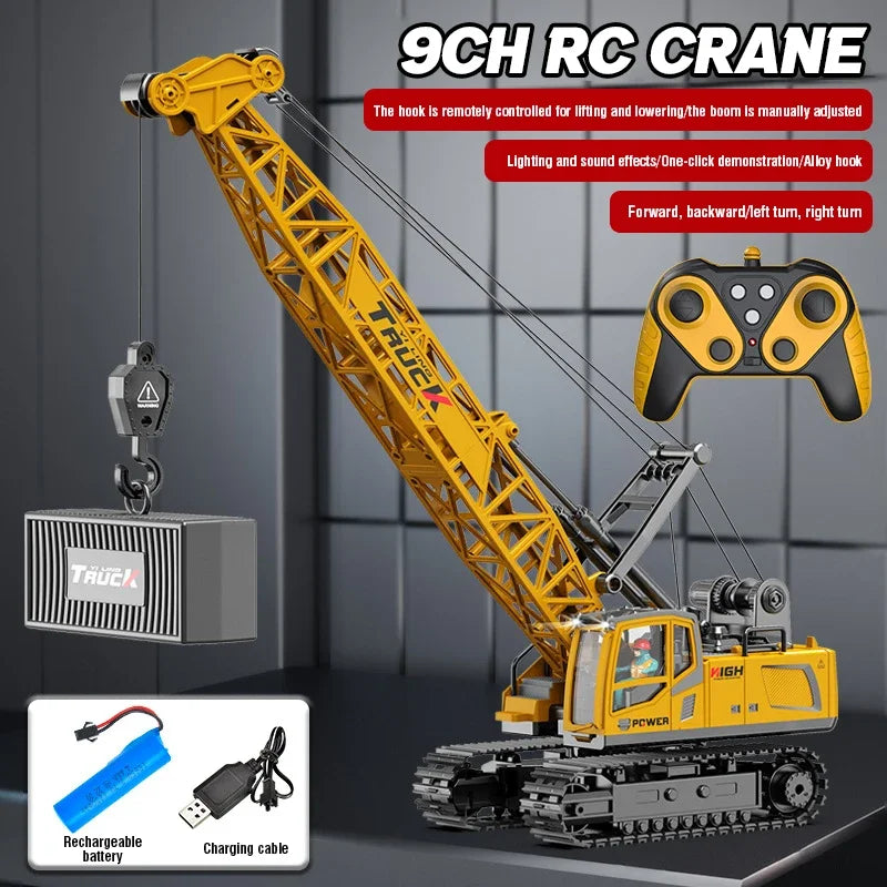 15CH RC Spray Crane Truck | Pro Alloy Metal Remote Control Excavator