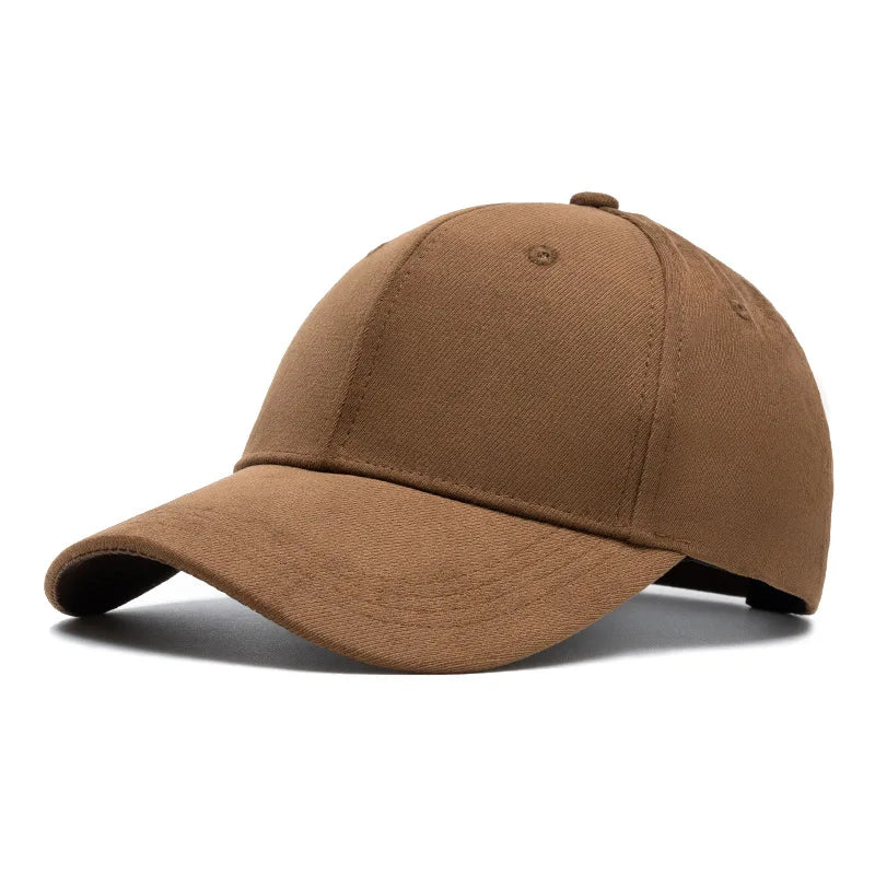 Retro Suede Baseball Cap | Adjustable Hip Hop Snapback Sun Visor