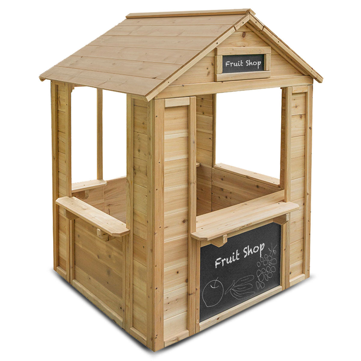 Kids Cafe Chino Cubby House | Wooden Playhouse with Cafe Shop Front