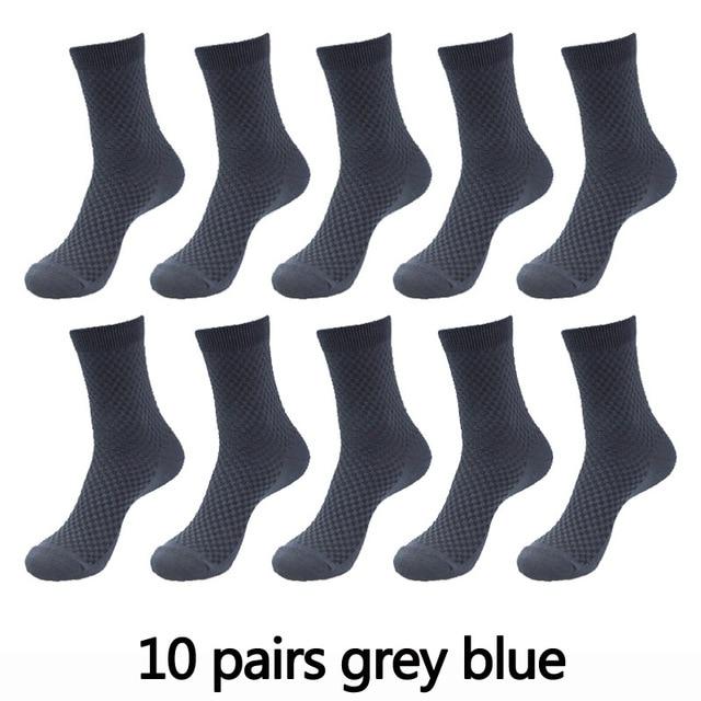 10 Pair, 5 Colour Bamboo Fiber Mens and Womens Bamboo Fibre Socks BULK - Buy Confidently with Smart Sales Australia