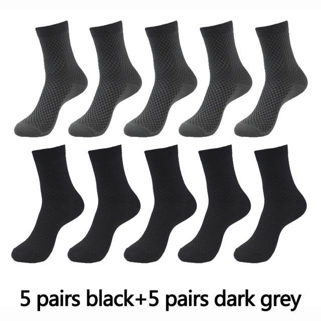 10 Pair, 5 Colour Bamboo Fiber Mens and Womens Bamboo Fibre Socks BULK - Buy Confidently with Smart Sales Australia