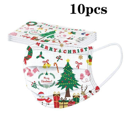 10 Piece Christmas Face Masks For Parties and Gifts - Buy Confidently with Smart Sales Australia