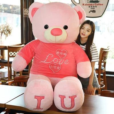 180cm “I Love You” Teddy Bear Plush Toy Hugging Pillow - Buy Confidently with Smart Sales Australia