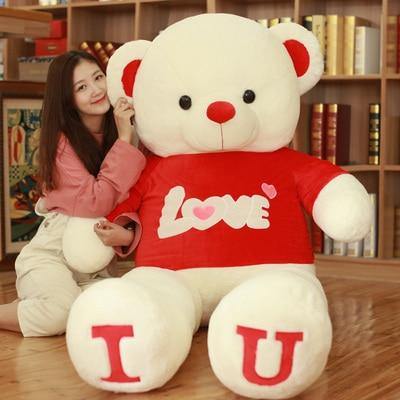 180cm “I Love You” Teddy Bear Plush Toy Hugging Pillow - Buy Confidently with Smart Sales Australia