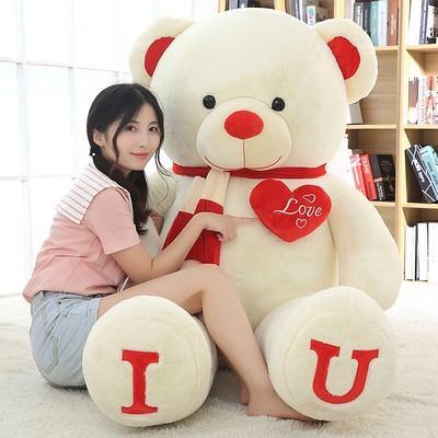 180cm “I Love You” Teddy Bear Plush Toy Hugging Pillow - Buy Confidently with Smart Sales Australia