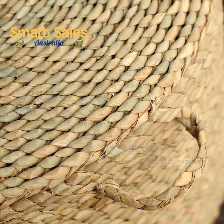 1pcs 100% Eco friendly Handmade Seat Cushion 44cm Natural Straw Braid - Buy Confidently with Smart Sales Australia