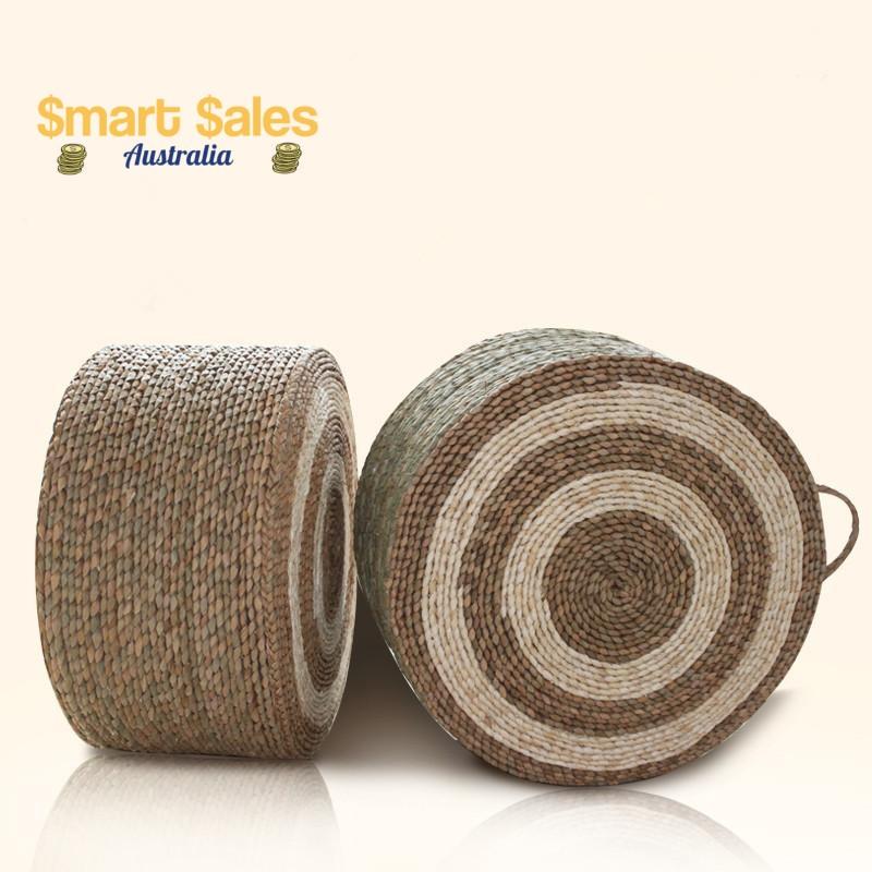 1pcs 100% Eco friendly Handmade Seat Cushion 44cm Natural Straw Braid - Buy Confidently with Smart Sales Australia