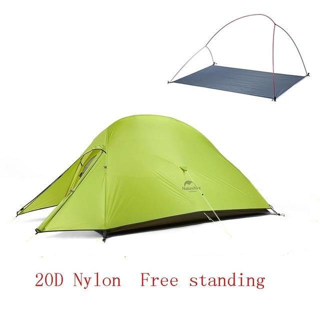 2 Person Ultralight Freestanding Camping Tent with Free Mat - Buy Confidently with Smart Sales Australia