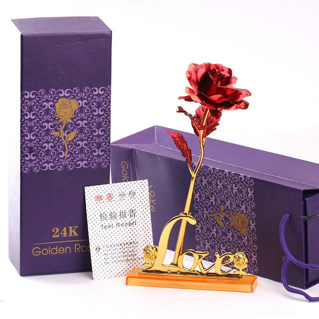 24k Gold Plated Roses - Buy Confidently with Smart Sales Australia