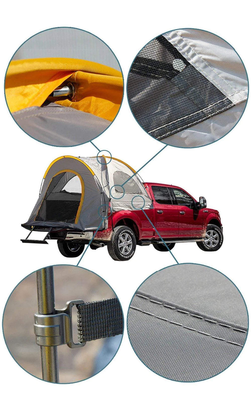 3-4 Person Pickup Truck Bed Tent For Outdoor Camping - Buy Confidently with Smart Sales Australia