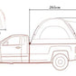 3-4 Person Pickup Truck Bed Tent For Outdoor Camping - Buy Confidently with Smart Sales Australia
