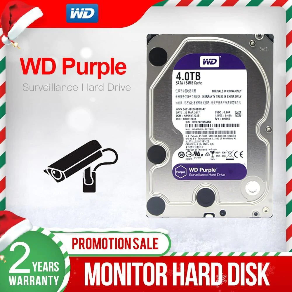 3.5’’ WD Purple Surveillance Internal Hard Drive For CCTVs - Buy Confidently with Smart Sales Australia