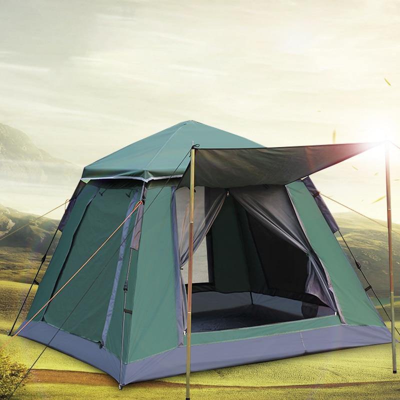 4-5 Person Automatic Waterproof Double Layer Camping Tent - Buy Confidently with Smart Sales Australia