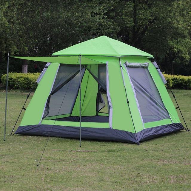 4-5 Person Automatic Waterproof Double Layer Camping Tent - Buy Confidently with Smart Sales Australia