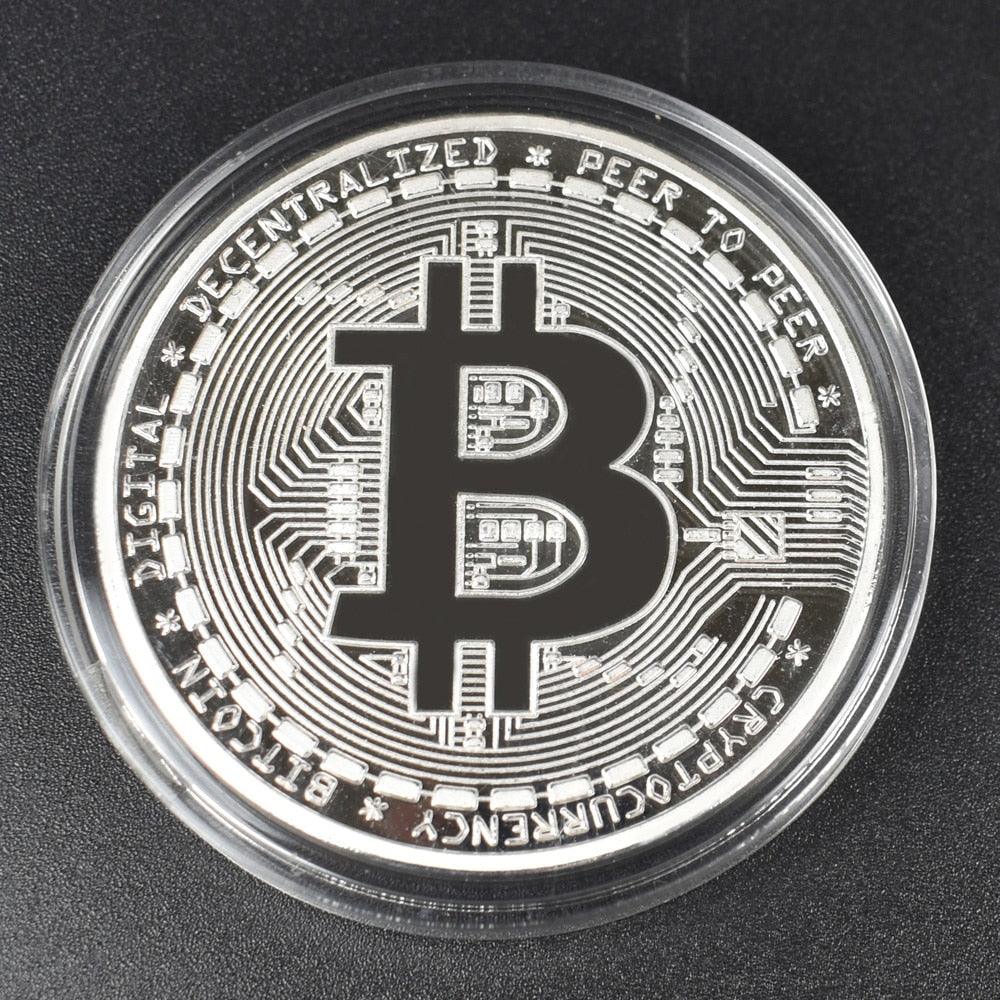 50 Piece Metal BitCoin Commemorative Collection Coin - Buy Confidently with Smart Sales Australia