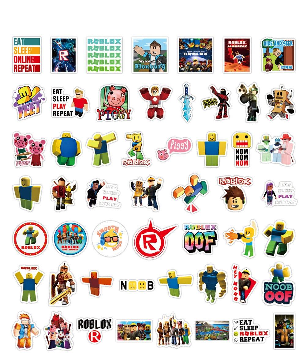 50 x Roblox Waterproof Random Sticker Pack - Buy Confidently with Smart Sales Australia