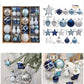 60 Piece Christmas Tree Ornament Set for Gift and Home Decor - Buy Confidently with Smart Sales Australia