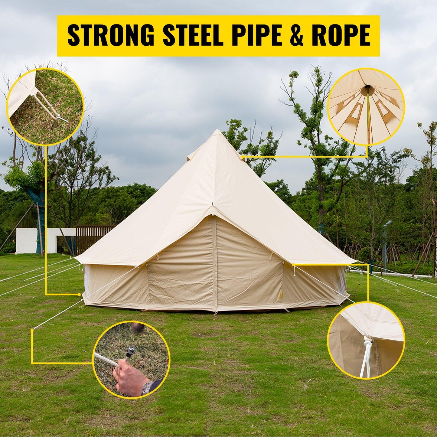 6m Wide Bell Tent - Buy Confidently with Smart Sales Australia