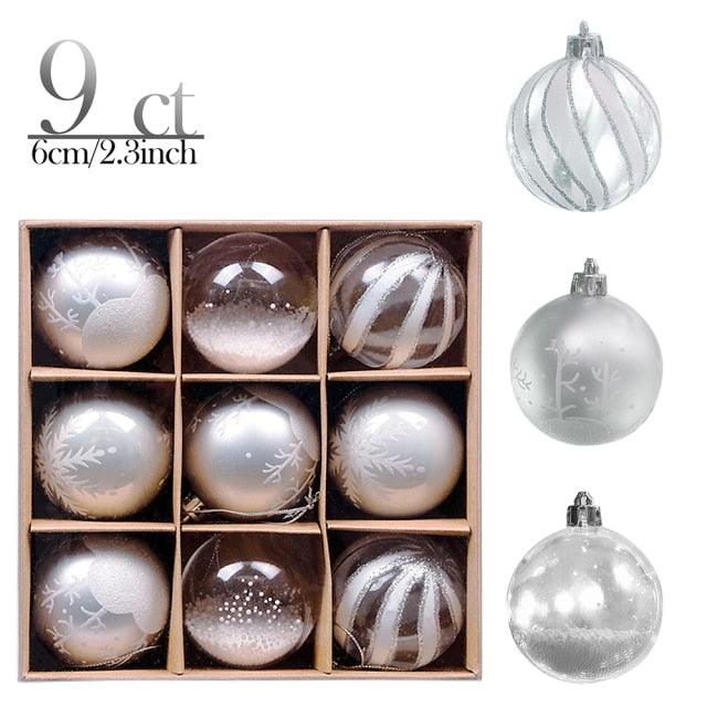 9 Piece Christmas Tree Hanging Pendants for Gift and Home Decor - Buy Confidently with Smart Sales Australia