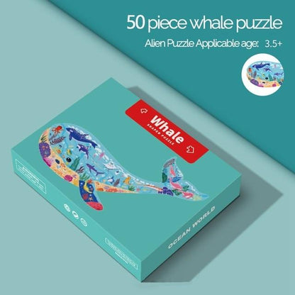 Animal Shaped Jigsaw Puzzle for Kids - 6 Different Animals - Buy Confidently with Smart Sales Australia