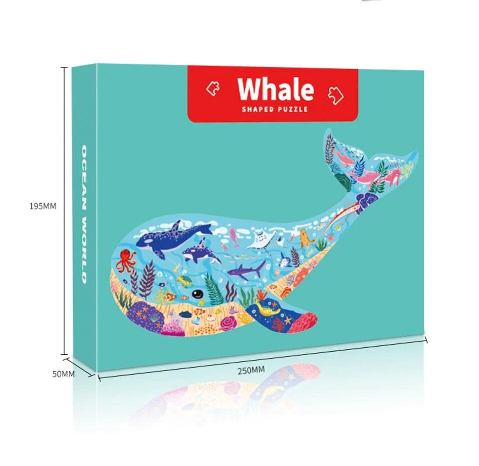 Animal Shaped Jigsaw Puzzle for Kids - 6 Different Animals - Buy Confidently with Smart Sales Australia